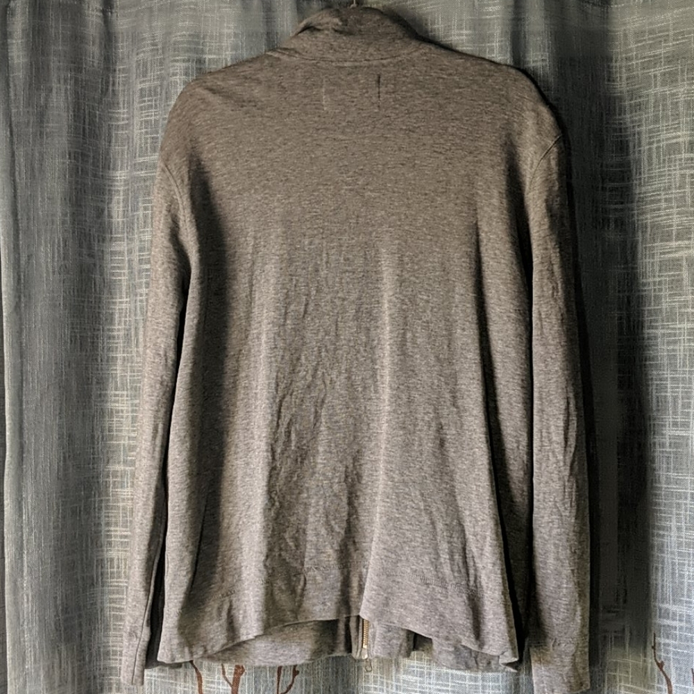 Banana Republic Gray Zip-up Sweatshirt Jacket - Picture 5 of 11